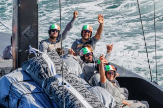 Luna Rossa team crew work