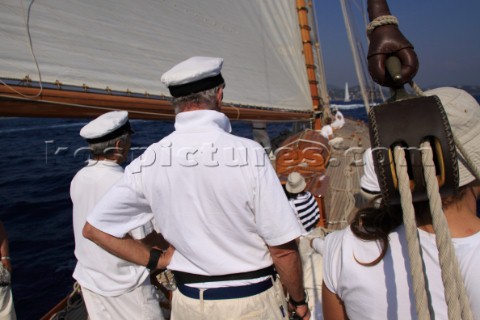 Les Voiles de SaintTropez 2011  onboard Mariquita during Club 55 Challenge Day
