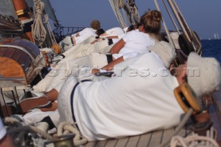 Les Voiles de Saint-Tropez 2011 - onboard Mariquita during Club 55 Challenge Day