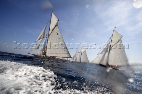 Les Voiles de SaintTropez 2011  Mariquita races Moonbeam