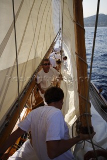 Les Voiles de Saint-Tropez 2011 - onboard Mariquita during Club 55 Challenge Day