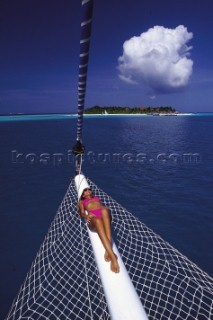 Woman - Sailing boat