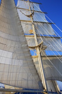 Onboard the Star Clipper cruise ship