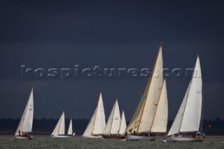 Cowes, Isle of Wight, 9 july 2012 Panerai Classic Yacht Challenge 2012 Panerai British Classic Week 2012 Race Start