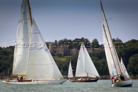 Cowes Isle of Wight 12 july 2012 Panerai Classic Yacht Challenge 2012 Panerai British Classic Week 2