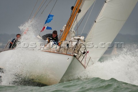 Cowes Isle of Wight 13 july 2012 Panerai Classic Yacht Challenge 2012 Panerai British Classic Week 2