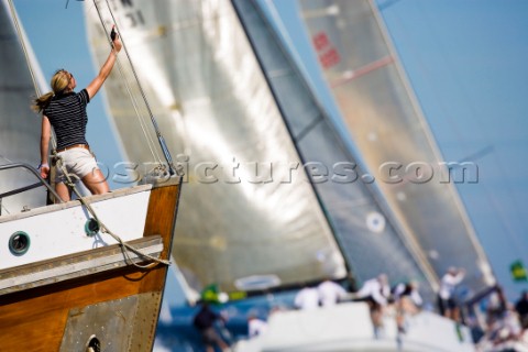 Travemunde 31082008  Rolex Baltic Week 2008  Farr 40 Europeans Race Start