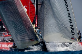 Valencia, 24 06 2007Americas Cup Match by Louis VuittonEmirates Team New Zealand vs Alinghi