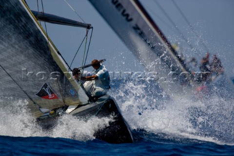 Valencia 29 06 2007Americas Cup Match by Louis VuittonEmirates Team New Zealand vs Alinghi