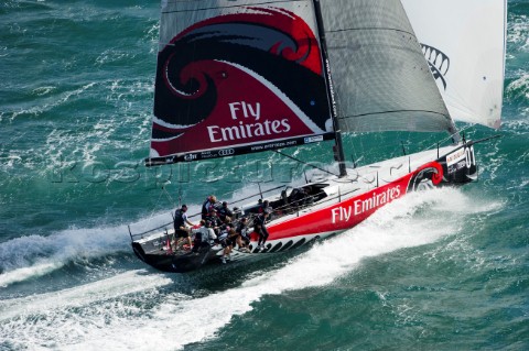 Emirates Team New Zealand race eight of the Trophy of Sardinia Audi MedCup 2010 Cagliari Sardinia 25