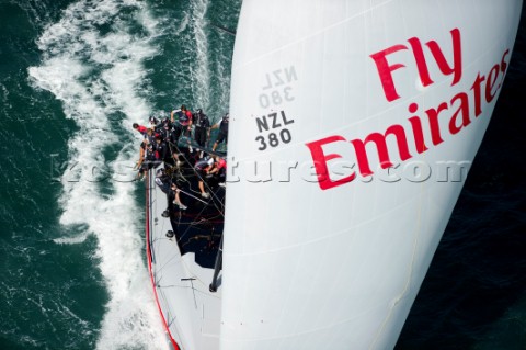 Emirates Team New Zealand race eight of the Trophy of Sardinia Audi MedCup 2010 Cagliari Sardinia 25