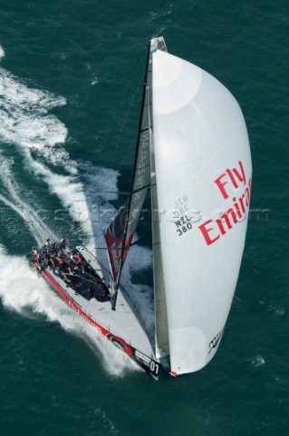 Emirates Team New Zealand race eight of the Trophy of Sardinia Audi MedCup 2010 Cagliari Sardinia 25