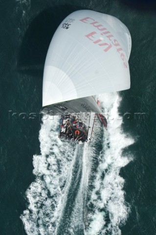 Emirates Team New Zealand race eight of the Trophy of Sardinia Audi MedCup 2010 Cagliari Sardinia 25