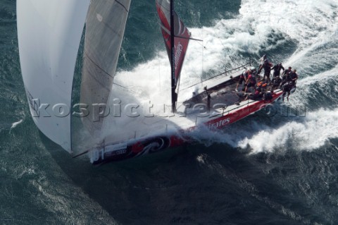 Emirates Team New Zealand race eight of the Trophy of Sardinia Audi MedCup 2010 Cagliari Sardinia 25