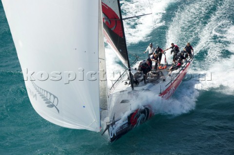 Emirates Team New Zealand race eight of the Trophy of Sardinia Audi MedCup 2010 Cagliari Sardinia 25