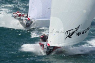 Emirates Team New Zealand race eight of the Trophy of Sardinia, Audi MedCup 2010. Cagliari Sardinia. 25/9/2010