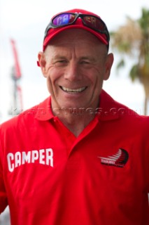 Emirates Team New Zealand CEO Grant Dalton at The Camper Volvo Ocean Race press conference. Barcelona. 22/7/2010