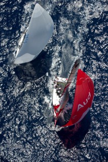 Audi All4One (FRA-GER) and Team Origin (GBR), Race seven. Regata Camper - Conde de Godó Trophy - Barcelona. 24/7/2010