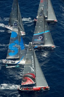 Emirates Team New Zealand, race eight. Regata Camper - Conde de Godó Trophy - Barcelona. 24/7/2010