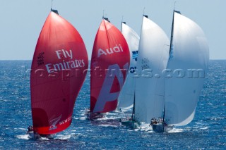 Emirates Team New Zealand, race eight. Regata Camper - Conde de Godó Trophy - Barcelona. 24/7/2010