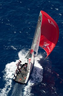 Emirates Team New Zealand, race eight. Regata Camper - Conde de Godó Trophy - Barcelona. 24/7/2010