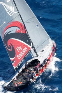 Emirates Team New Zealand, race eight. Regata Camper - Conde de Godó Trophy - Barcelona. 24/7/2010