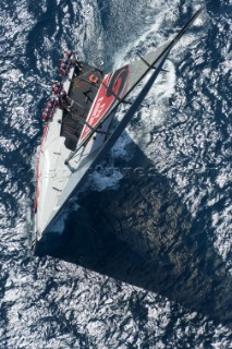 Emirates Team New Zealand in race six. Trofeo Caja Mediterraneo Region de Murcia, Audi medCup regatta. 28/8/2010