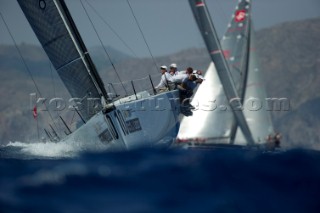 Synergy (RUS) on the final day of the Trofeo Caja Mediterraneo Region de Murcia, Audi medCup regatta. 29/8/2010