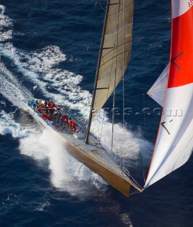 Genuine Risk finishing the TransPac