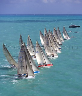 Startline during Acura Key West Race Week