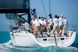 KEY WEST, FLORIDA - January 16th 2007: The 60ft Hissar owned by Edgar Kato during racing on Day 2 of Key West Race Week 2007 on January 16th 2007. Hissar presently leads IRC1 overall. Key West Race Week is the premier racing event in the winter season. (Photo by Sharon Green/Kos Picture Source via Getty Images)