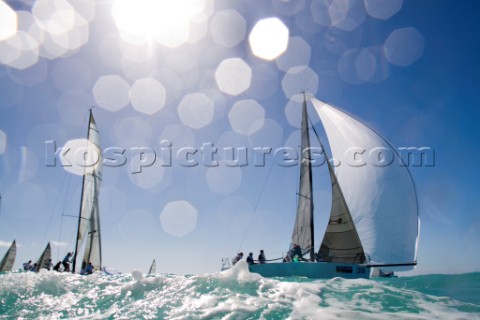 KEY WEST FLORIDA  January 16th 2007 The Melges 32 Badfish owned by Tom and Steve Ripley from Annapol