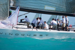 KEY WEST, FLORIDA - January 16th 2007: IRC2 leader Windquest during racing on Day 2 of Key West Race Week 2007 on January 16th 2007. Key West Race Week is the premier racing event in the winter season. (Photo by Sharon Green/Kos Picture Source)