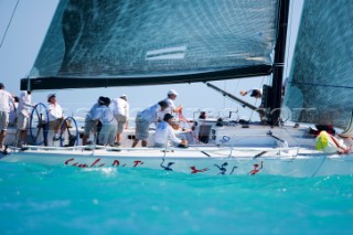 KEY WEST, FLORIDA - January 16th 2007: TP52 Samba Pa Ti during racing on Day 2 of Key West Race Week 2007 on January 16th 2007. Key West Race Week is the premier racing event in the winter season. (Photo by Sharon Green/Kos Picture Source)