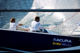 KEY WEST, FLORIDA - January 16th 2007: IRC1 Numbers during racing on Day 2 of Key West Race Week 2007 on January 16th 2007. Key West Race Week is the premier racing event in the winter season. (Photo by Sharon Green/Kos Picture Source)