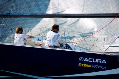 KEY WEST FLORIDA  January 16th 2007 IRC1 Numbers during racing on Day 2 of Key West Race Week 2007 o