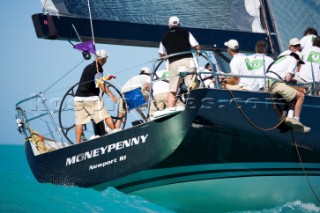 KEY WEST, FLORIDA - January 16th 2007: Swan 601 Monneypenny during racing on Day 2 of Key West Race Week 2007 on January 16th 2007. Key West Race Week is the premier racing event in the winter season. (Photo by Sharon Green/Kos Picture Source)