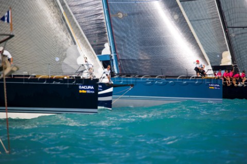 KEY WEST FLORIDA  January 16th 2007 IRC1 startline during racing on Day 2 of Key West Race Week 2007