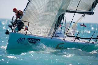 KEY WEST, FLORIDA - January 16th 2007: Melges 32 Savannah during racing on Day 2 of Key West Race Week 2007 on January 16th 2007. Key West Race Week is the premier racing event in the winter season. (Photo by Sharon Green/Kos Picture Source)