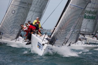 Key West Race Week 2009 - Melges 32 leading to the windward mark