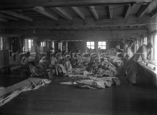 Sailmaking at Rapsey in the 1930