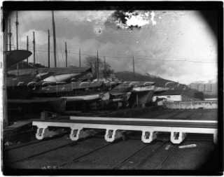 Marine Railway in Roberstons yard, Scotland, 1930