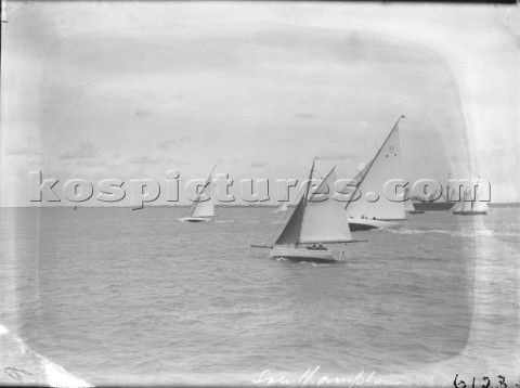 Int 12m racing off Cowes in the Solent plus quay punt sailing
