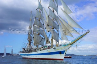 MIR at The start of the falmouth to portugal tall ship race