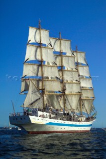 MIR at The start of the falmouth to portugal tall ship race