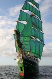 Alexander von Humbolt from germany at The start of the falmouth to portugal tall ship race