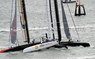 Sailing Americas Cup World Series from Plymouth in the United Kingdom.