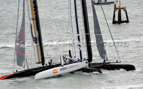 Sailing Americas Cup World Series from Plymouth in the United Kingdom