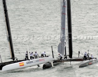 Sailing Americas Cup World Series from Plymouth in the United Kingdom.