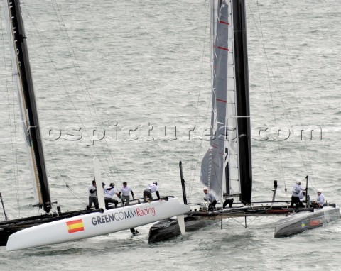 Sailing Americas Cup World Series from Plymouth in the United Kingdom